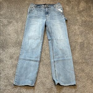 AFRM Light Blue Straight Leg Jeans